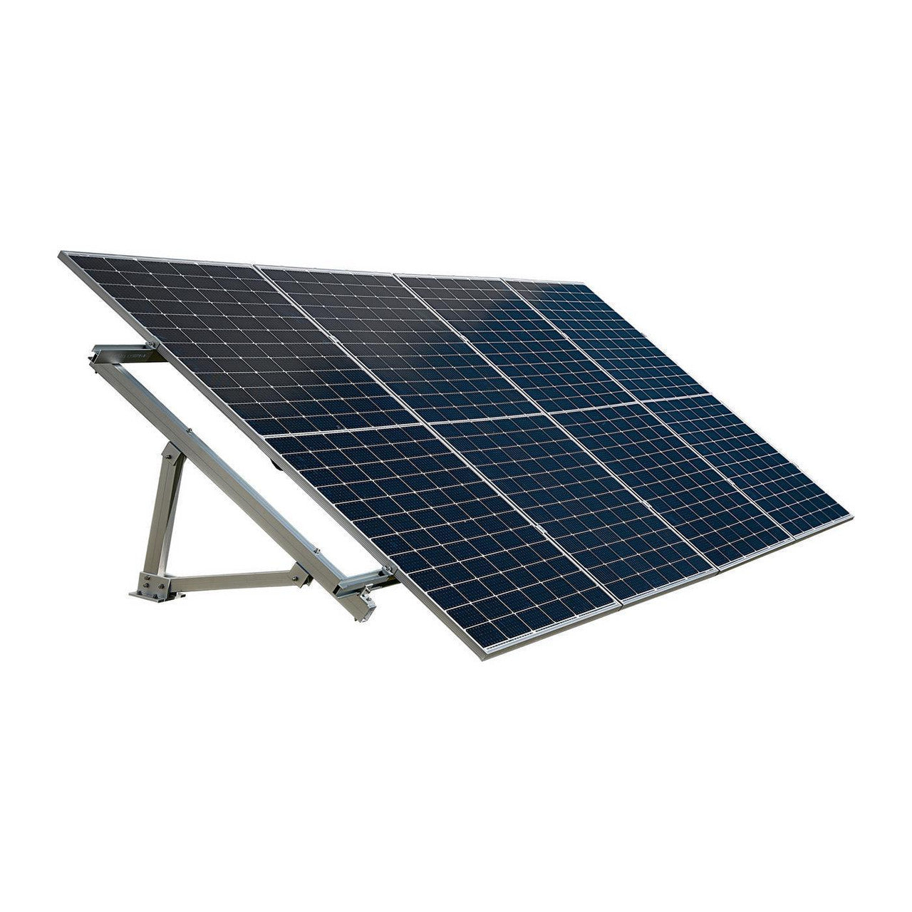 EG4 BrightMount Solar Panel Ground Mount Rack Kit | 4 Panel Ground Mount | Adjustable Angle | Mann Solar