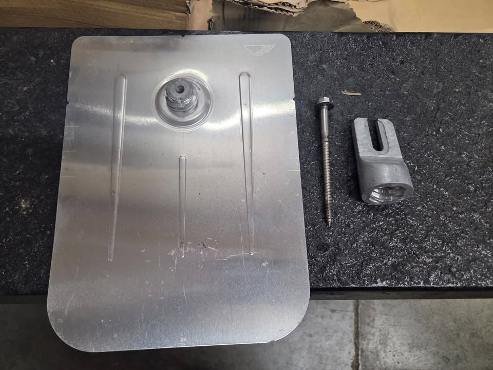 Solar Roof Flashing Mount with L-Foot – Aluminum | Clearance Sale - New condition