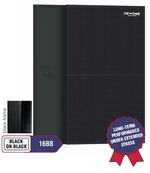 CW Energy 450W Black on Black – High-Efficiency Half-Cut Module (CWT450-108TNB10)