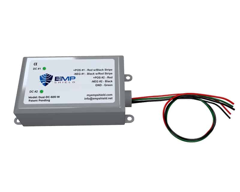 EMP Shield Dual DC MAX 600V For Large Solar Applications | Solar EMP Protection | EMP Hardening | EMP Shield | Mann Solar |