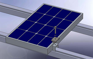 Rail-Based Mounting | Mid Clamps | End Clamps | Mann Solar | Roof Mount | Solar Panel Clamps