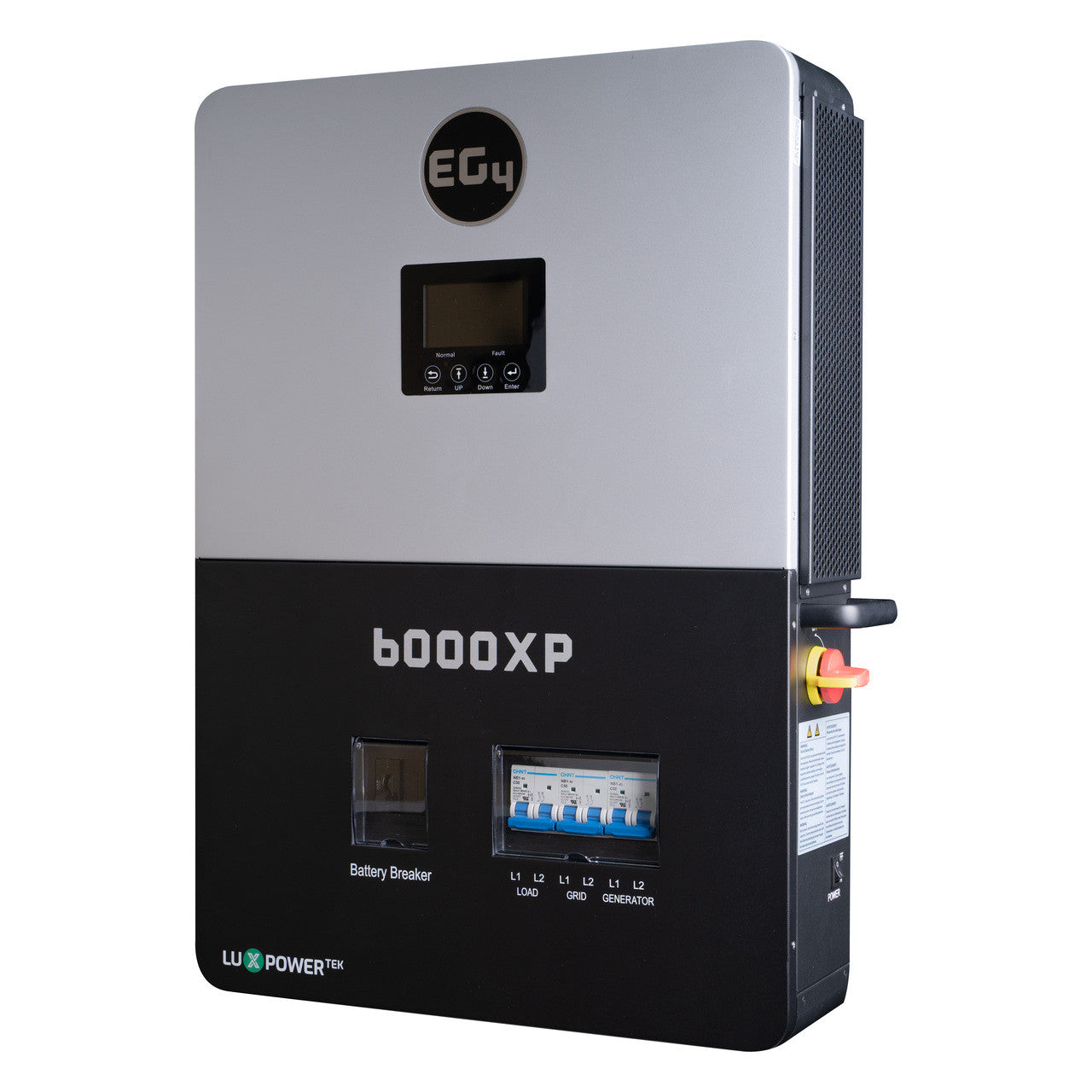 EG4 6000XP Off-Grid Inverter | 8000W PV Input | 6000W Output | 480V VOC Input | 48V 120/240V Split Phase | All-In-One Solar Inverter | Mann Solar
