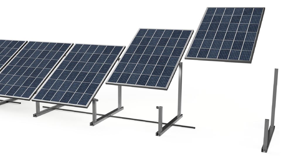 Integra Rack Solarmount IntegraRack IR-30 BallastRack™ – Ground Mount Solar Racking System
