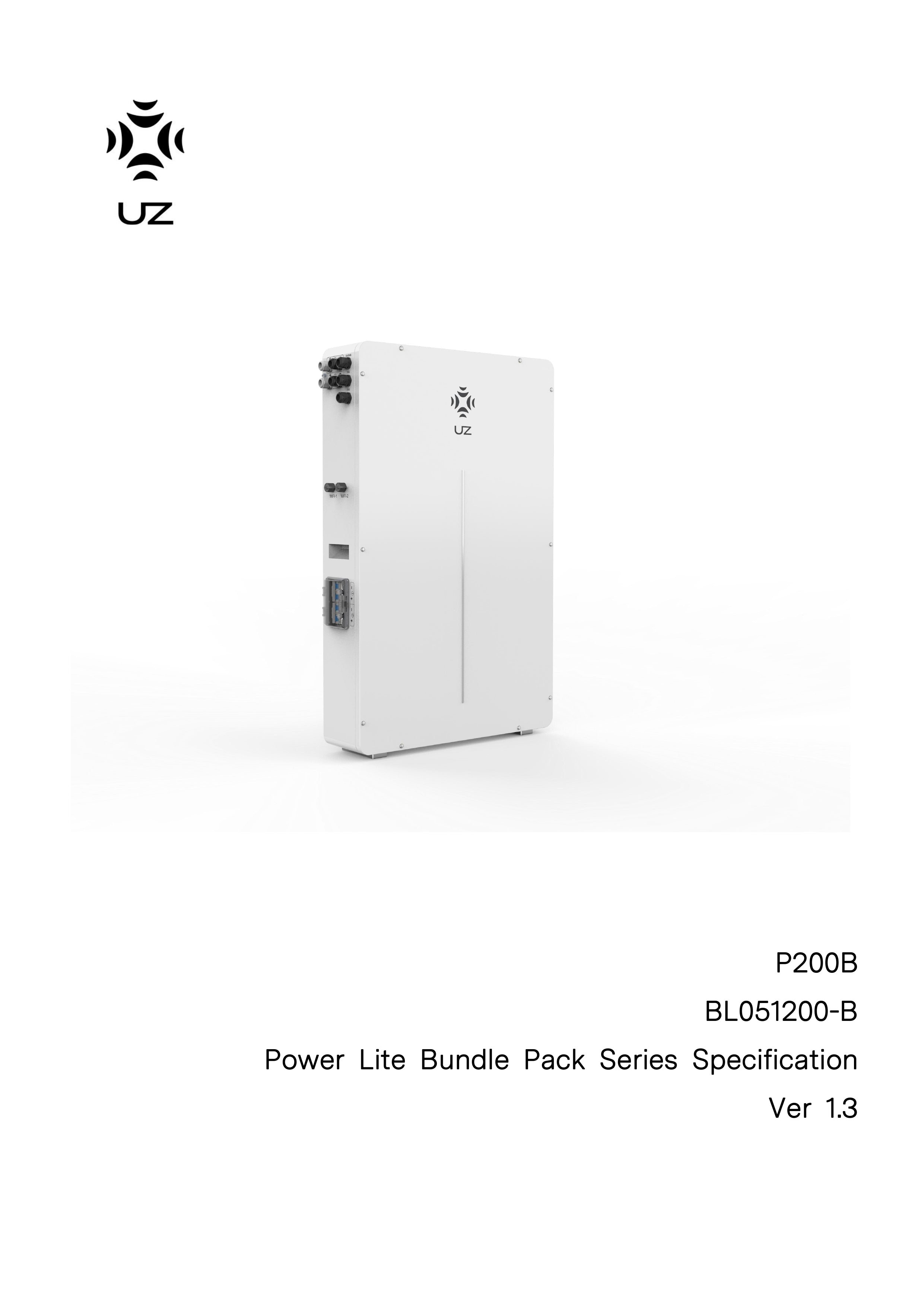 UZ ENERGY | UZ 2-BATTERY WALL MOUNT CABINET | P200B
